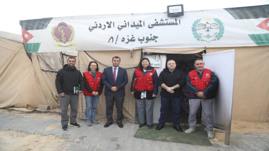  الصليب الأحمر يشيد بجهود المستشفى الميداني الأردني في غزة 