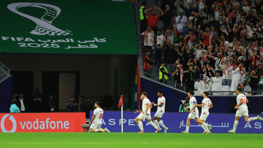  "النشامى" يتأهل لنصف نهائي كأس العرب بعد فوزه على العراق 