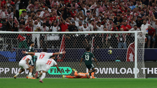  "النشامى" يحرزون الهدف الأول أمام السعودية 