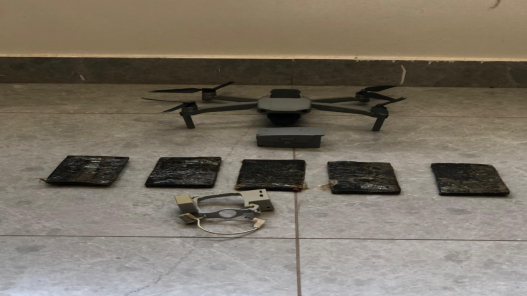  الجيش يحبط تهريب مواد مخدرة بواسطة طائرة مسيرة 