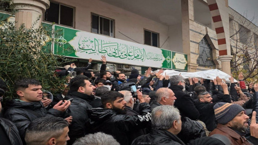  تشييع ضحايا تفجير مسجد بحي وادي الذهب في حمص 