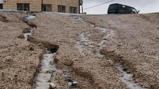  وزارة الأشغال: طريق وادي عربة مغلق وإعادة فتحه قد تستغرق أسابيع 