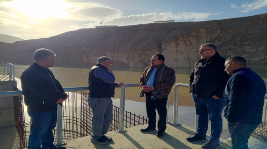  الأمين العام لسلطة وادي الأردن يتفقد سدّي ابن حماد والكرك 