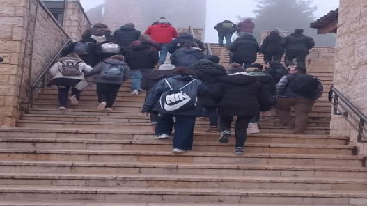  عجلون تشهد إقبالاً سياحيًا رغم برودة الأجواء 