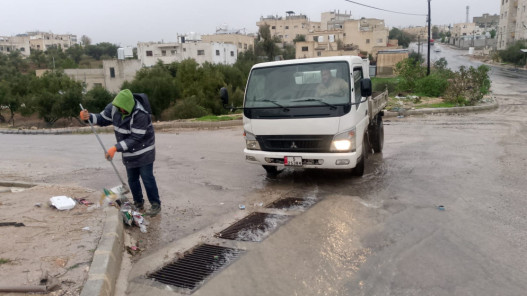  رفع الجاهزية القصوى في إربد للتعامل مع الحالة الجوية السائدة  
