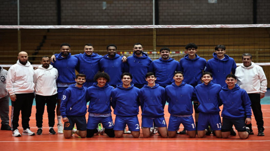  شباب الحسين يعزز صدارته للدوري الممتاز للكرة الطائرة 