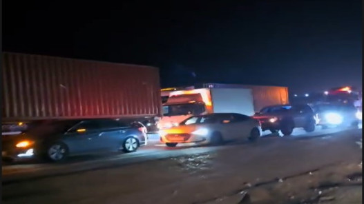  الأمن العام: إعادة فتح الطريق الصحراوي أمام حركة السير 