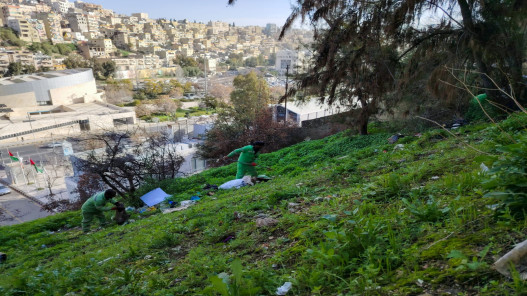  أمانة عمّان تستكمل حملة "عمّان حلوة" للحد من الإلقاء العشوائي للنفايات 