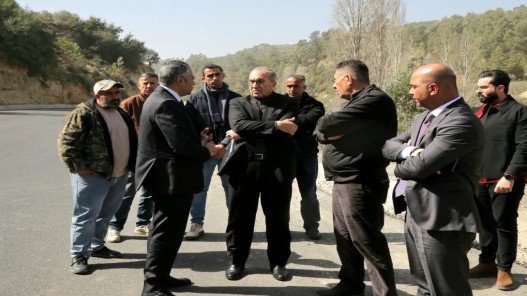  أبو السمن يتفقد مشاريع طرق استراتيجية في محافظتي إربد وعجلون 