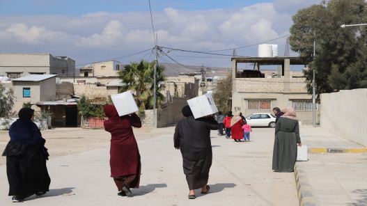  "الخيرية الهاشمية" توزع طرودا غذائية على اللاجئين الفلسطينيين ضمن "رمضان بالخير 2026" 