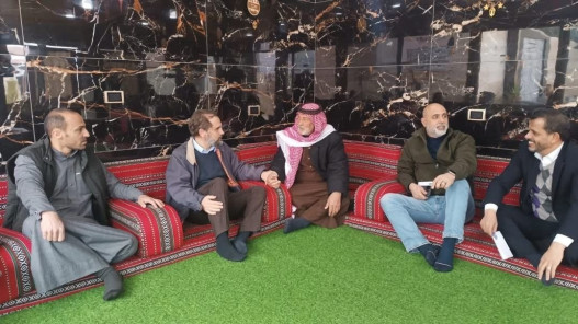  الأمير مرعد بن رعد يواصل زيارة مصابين عسكريين في إربد 