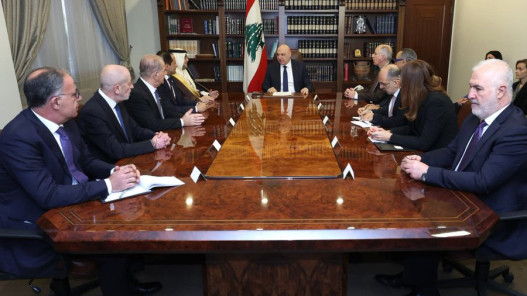  الرئيس اللبناني: قرار حصر السلم والحرب بيد الدولة سيادي ونهائي لا رجوع عنه 