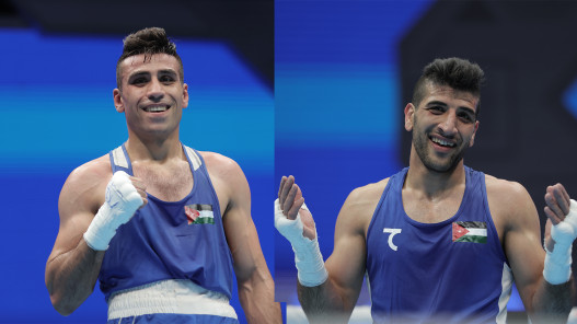  الكسبة وعشيش يحجزان مقعديهما في ربع نهائي بطولة آسيا للملاكمة 