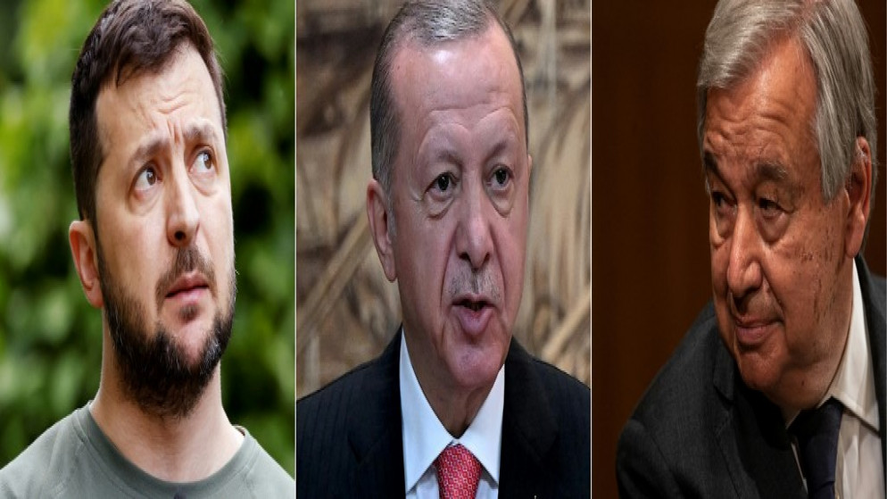 أردوغان وغوتيريش سيجتمعان مع زيلينسكي الخميس في أوكرانيا
