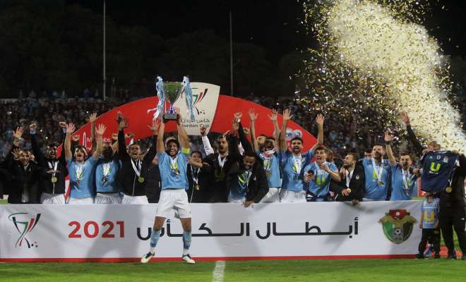 الفيصلي بطلاً لكأس الأردن 2021